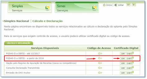 emissão pgdas d.